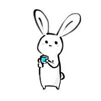 简笔画手绘兔子漫画图片头像 可爱兔子萌图头